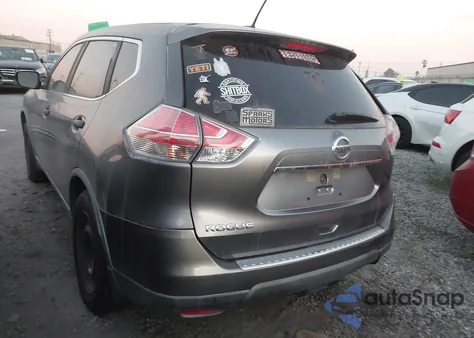 2016 Nissan Rogue S из США, поврежденный, VIN KNMAT2MT2GP733566